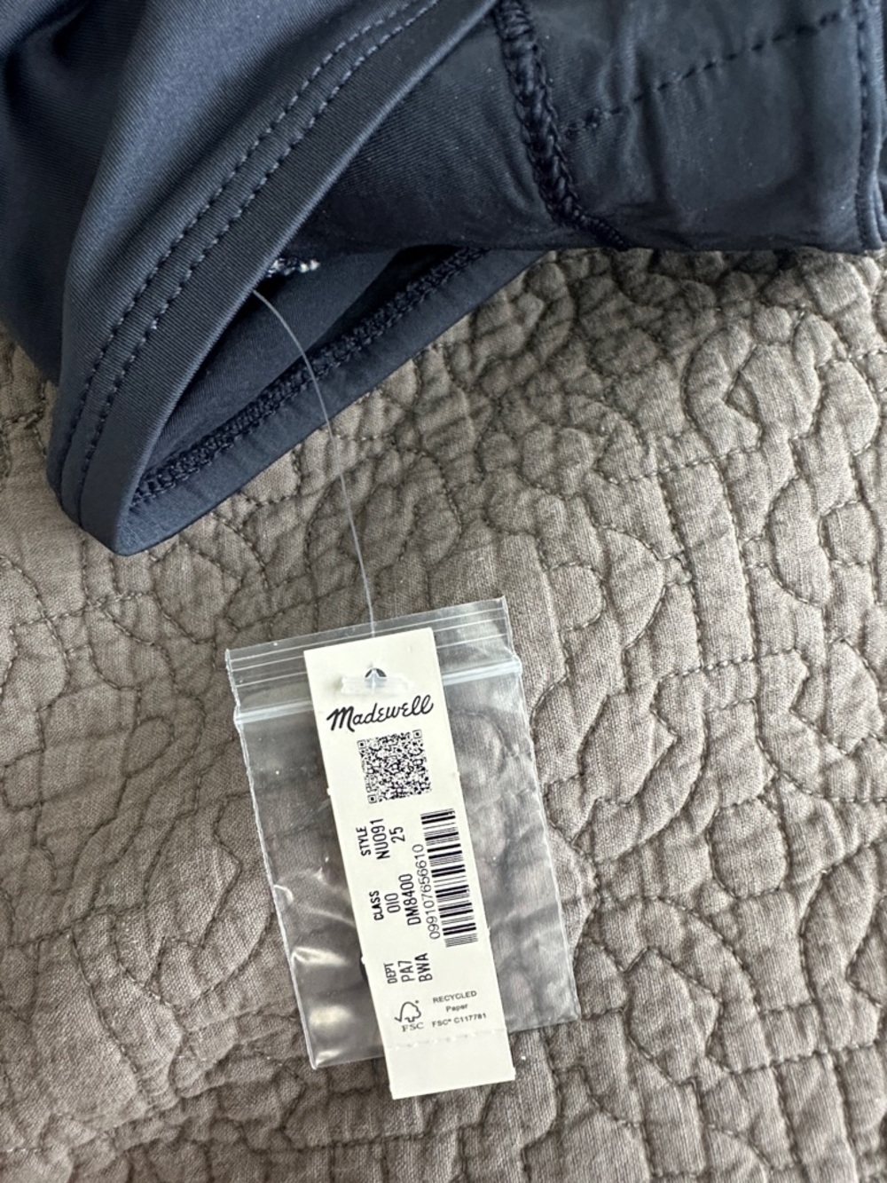 NWT Madewell Maternity Light Blue Over-Belly Super SOFT Wide-Leg Jeans - Picture 7 of 7